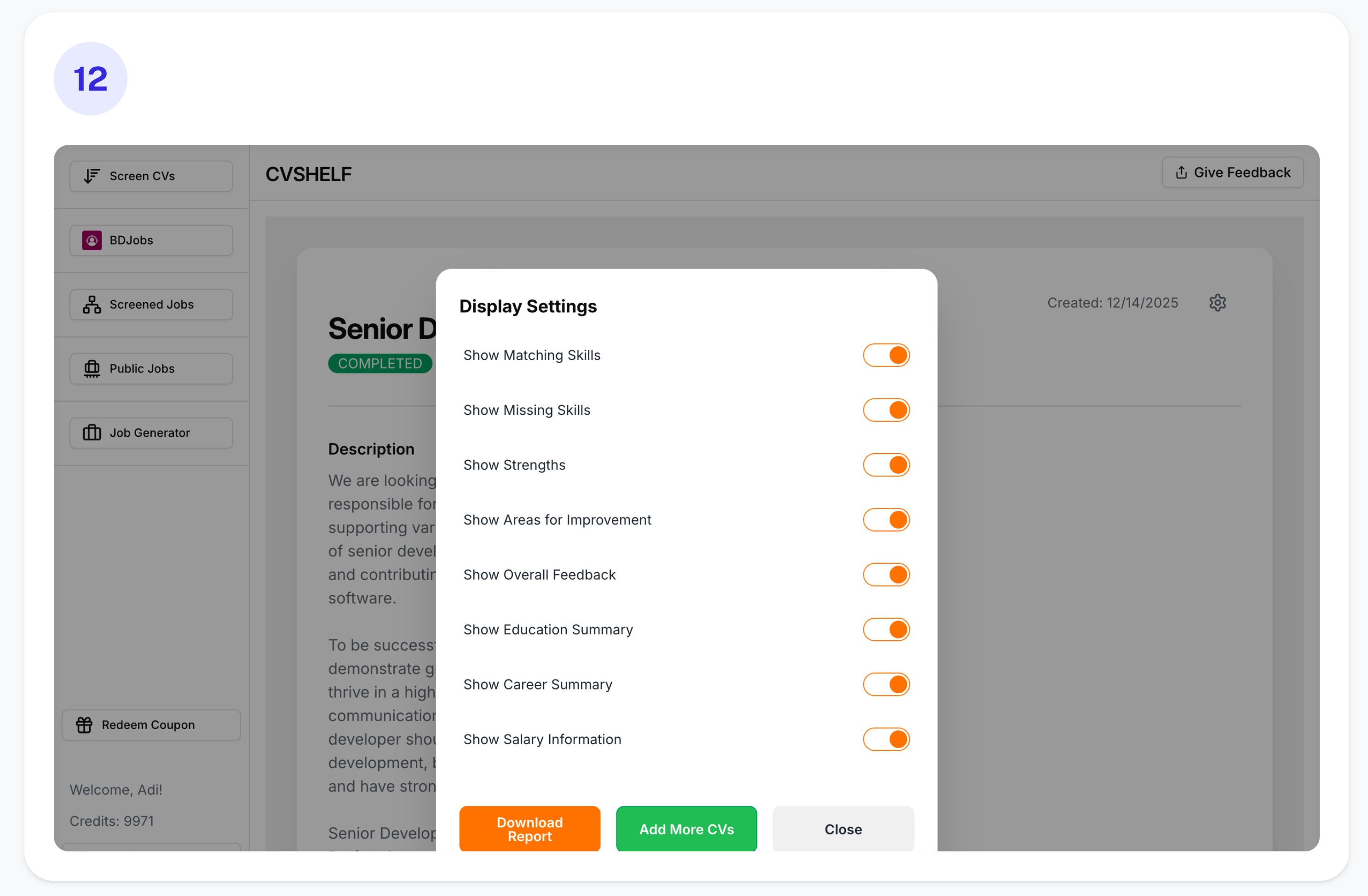 Step 12: Final review